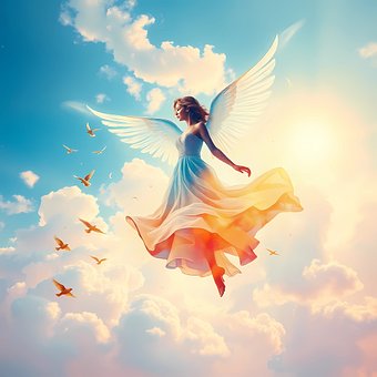 Free Sky Angel illustration and picture