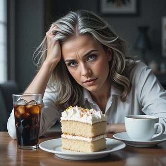 Free Woman Gray Hair illustration and picture