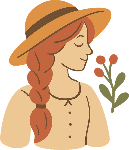 Free woman summer lifestyle vector