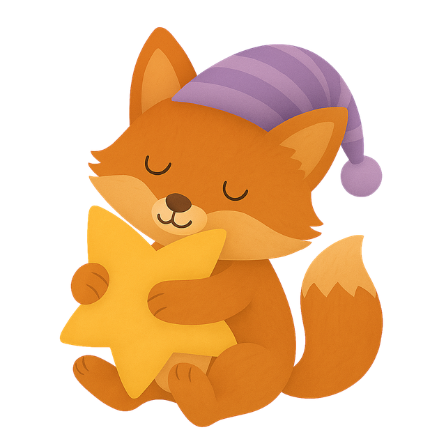 Free ai generated dreamy animals cute sleepy animals illustration