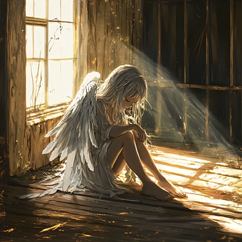 Free Angel Loneliness illustration and picture