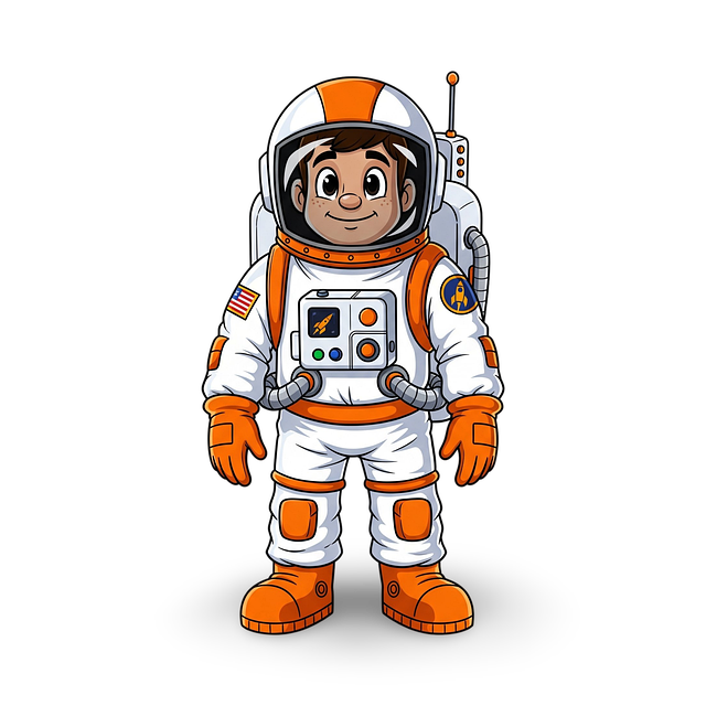 Free astronaut space spaceman illustration