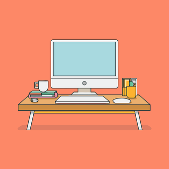 Free Workdesk Office vector and picture