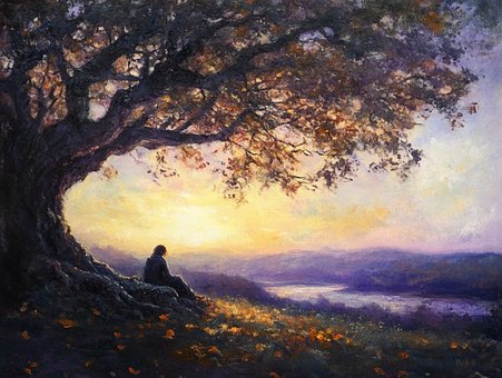 Free Alone Waiting illustration and picture