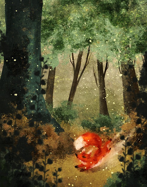 Zorro, Bosque, Naturaleza, Árboles