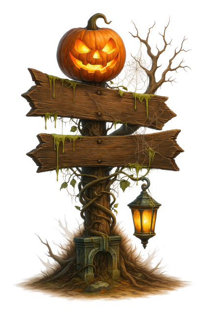 Ai Generado, Cartel De Halloween