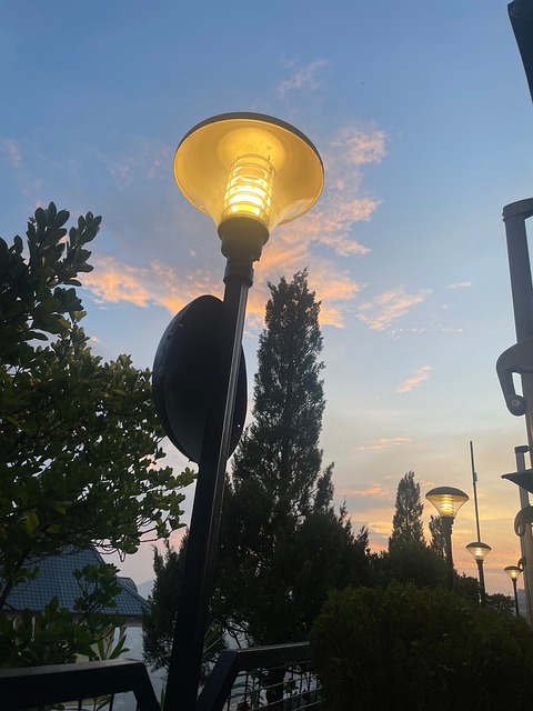 Solnedgang, Natur, Himmel, Lampe, Lys