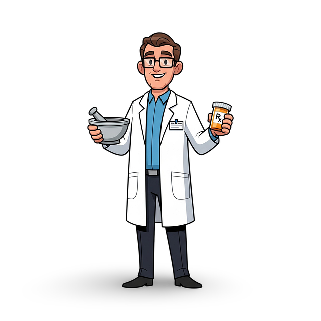 Download free HD stock image of Ai Generated Pharmacist Free ai generated pharmacist chemist illustration