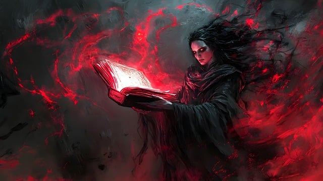 Free ai generated sorceress fantasy illustration
