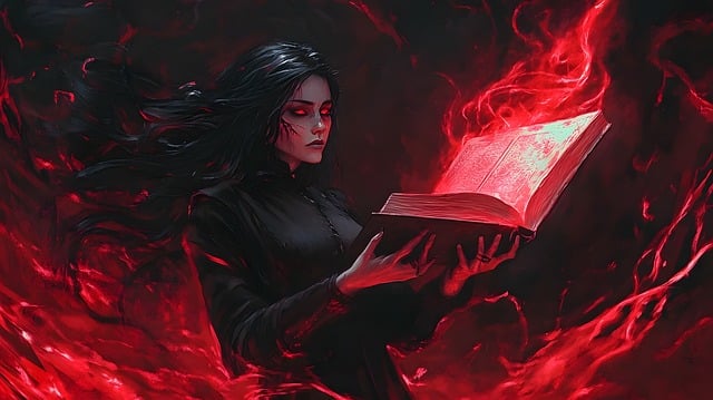 Free ai generated sorceress fantasy illustration