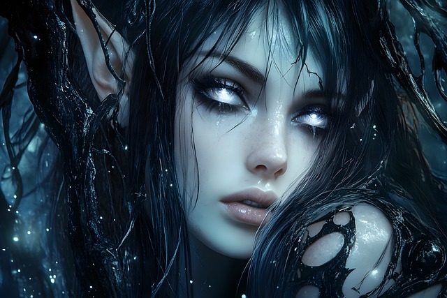 Free magic fantasy ears illustration