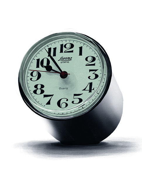 Uhr, Aufwachen, Schwarz