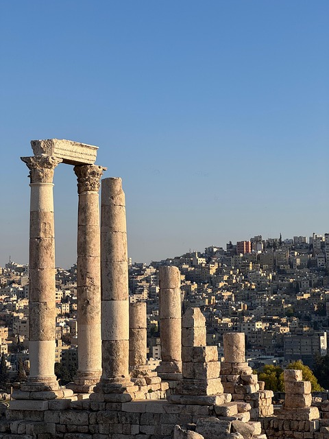 Amman, Jordanien, Alt, Säulen
