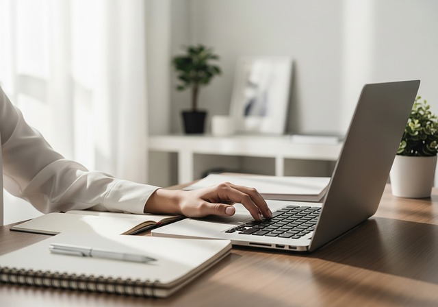 Free Woman Working Laptop illustration and picture