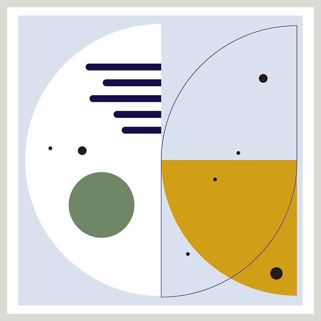 Free bauhaus geometric architecture illustration