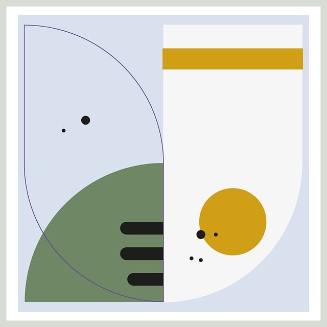 Free bauhaus geometric architecture illustration