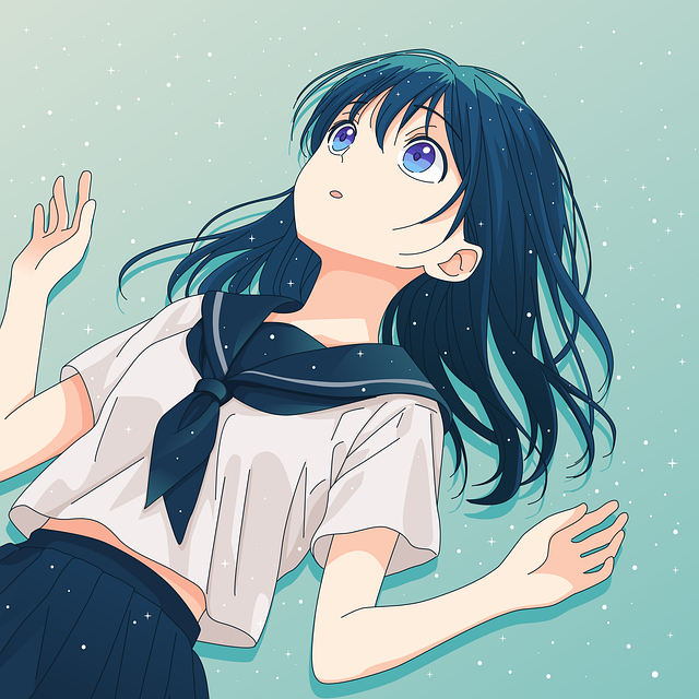 Meisje, Anime, Natuur, Manga, Ster
