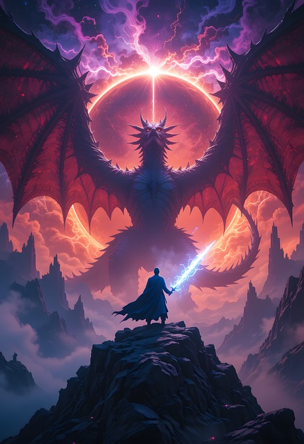 Free ai generated warrior fantasy illustration