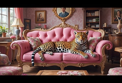 Leopardo, Selvagem, Predador, Fantasia