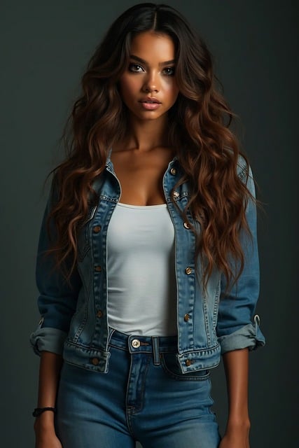 Ai Gerado, Mulher, Modelo, Moda, Pose