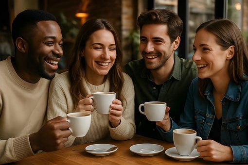 Free Friends Conversation illustration and picture
