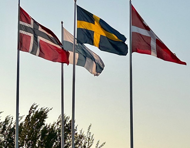 Free Scandinavians Flags photo and picture