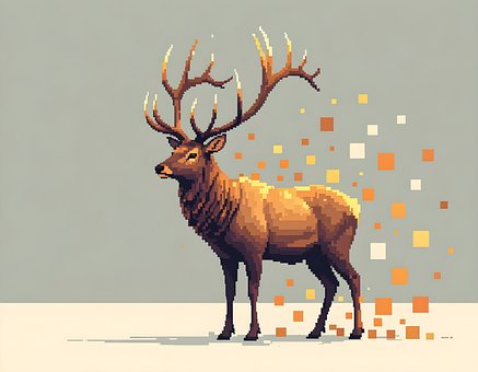 Elan, Cerb, 8 Biți, Pixel, Retro