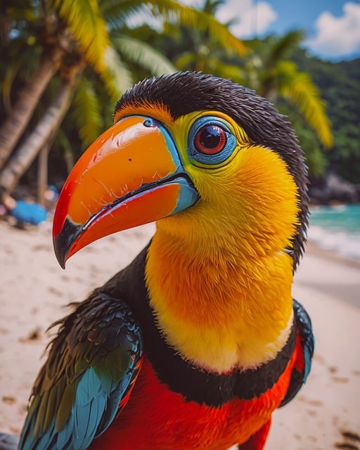 Free ai generated toucan bird illustration