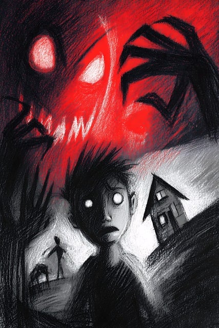 Free ai generated horror monster illustration