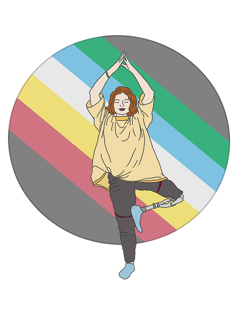 Free disability pride inclusion illustration