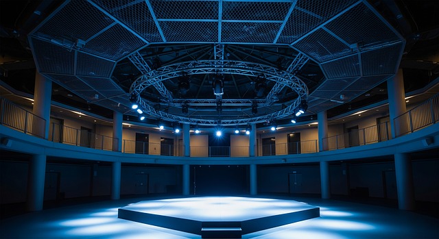 Free stage auditorium performance hall illustration