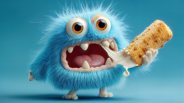Free creature monster hairy illustration