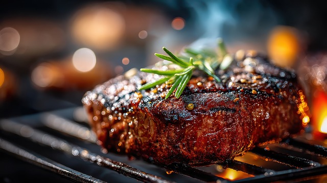Free steak grilled beef illustration