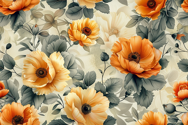Free Poppy Floral illustration and picture