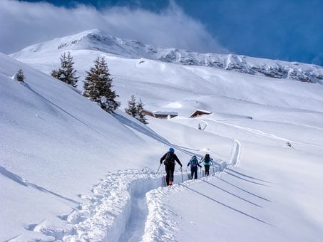 Gruppe, Skitouren, Österreich