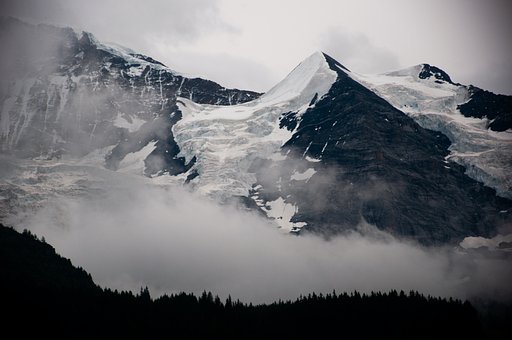 Suíço, Geleira, Montanha, Neve, Panorama