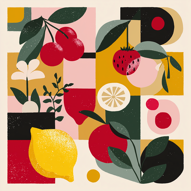 Download free HD stock image of Ai Generated Fruit Free ai generated fruit abstract illustration