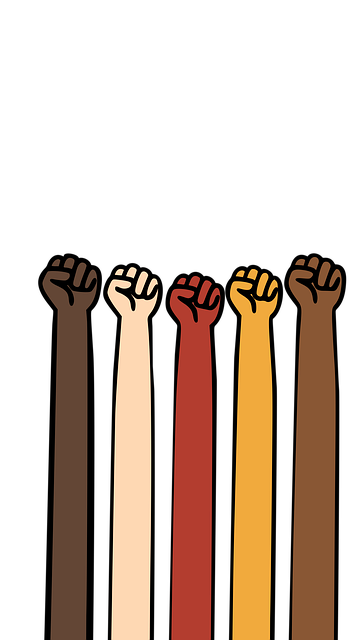 Free ai generated raised fists protest illustration