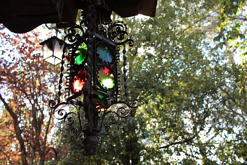 Pergine Valdarno, Italien, Lampe
