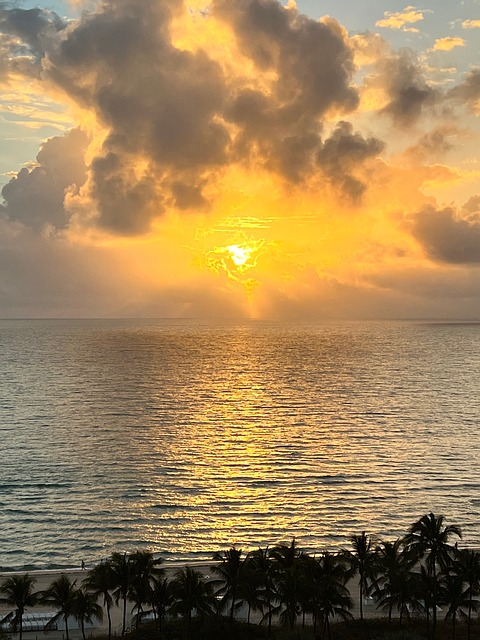 Free Ocean Sunrise photo and picture