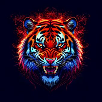 Ai Generiert, Tiger, Tier, Raubtier