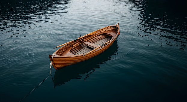 Boot, See, Reisen, Draußen, Landschaft