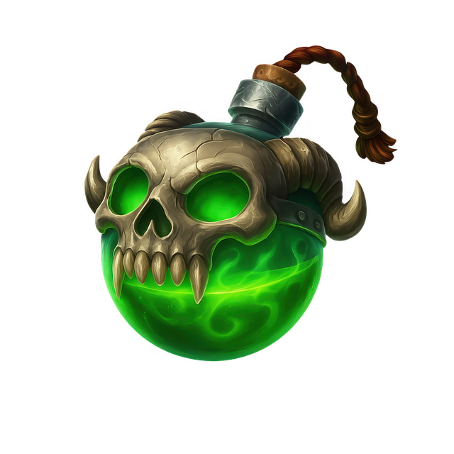 Free ai generated poison potion fantasy flask illustration
