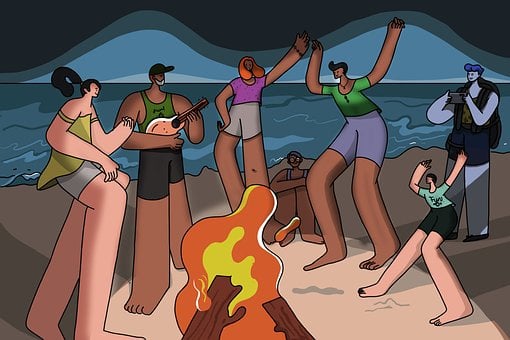 Rejse, Sommer, Beach Party, Strand, Fest