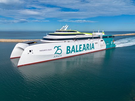 Veerboot, Schip, Zee, Spanje, Reizen