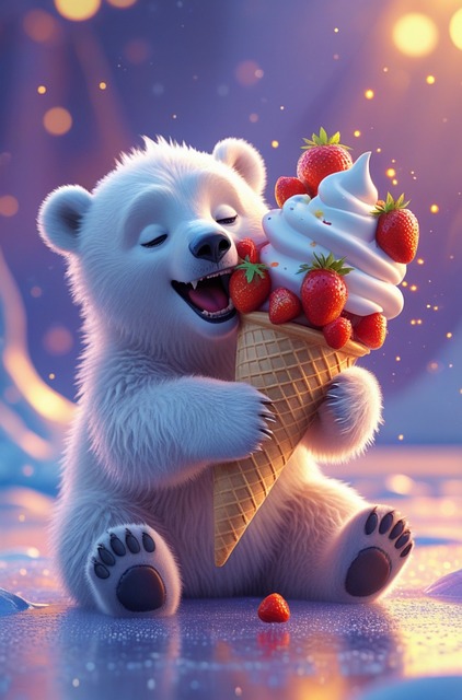 Free Icebear Bear illustration and picture