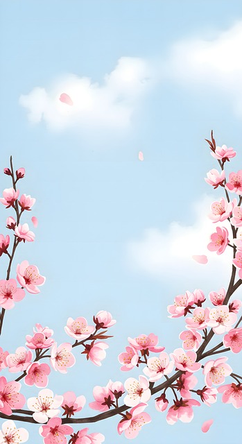 Cherry Blossom, Sakura, Waterverf