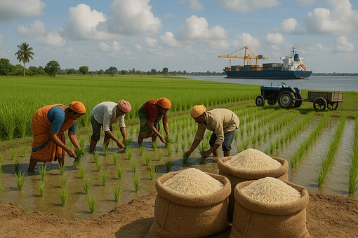 Free India Rice illustration and picture