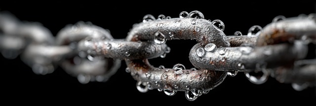 Free chain metal rust illustration