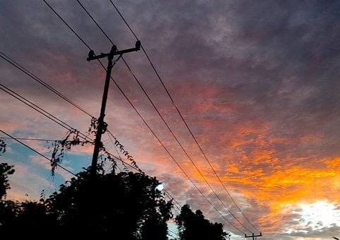 Céu, Natue, Tarde, Natureza, Silhueta